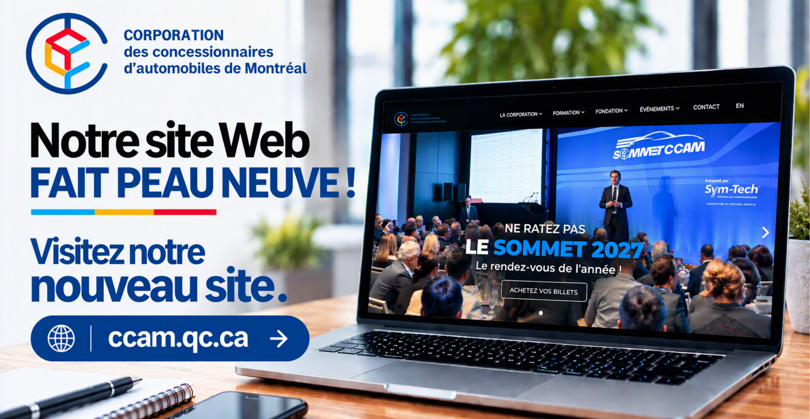 La CCAM lance son nouveau site Web et son nouvel environnement de formation en ligne